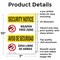 Signmission Weapon Free Zone Bilingual OSHA Security Notice Sign, Aluminum, 7in W x 10in L, 2PK OS-2PACK-SN-A-710-L-11684 - alternate 5